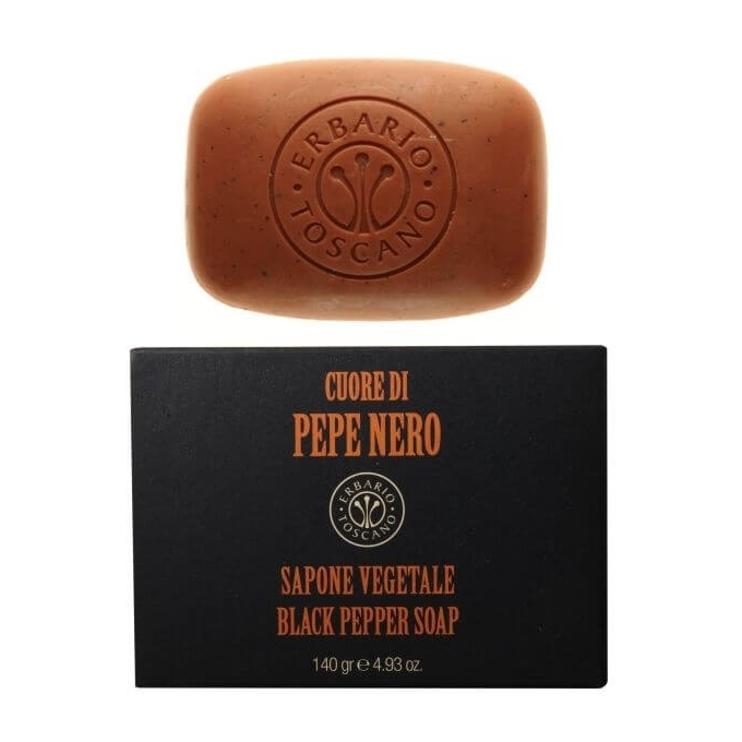 Erbario Toscano Čierne korenie mydlo 140 g