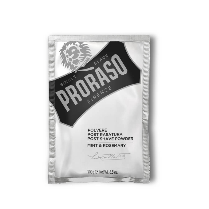 Proraso púder po holenie Mint & Rosemary 100 g