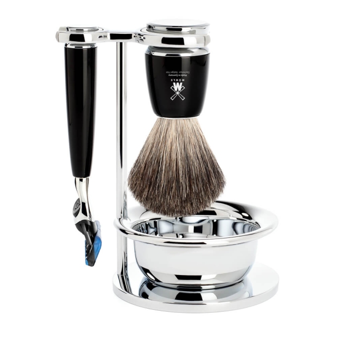 Mühle Rytmo Black Pure Badger Fusion 4-dielna