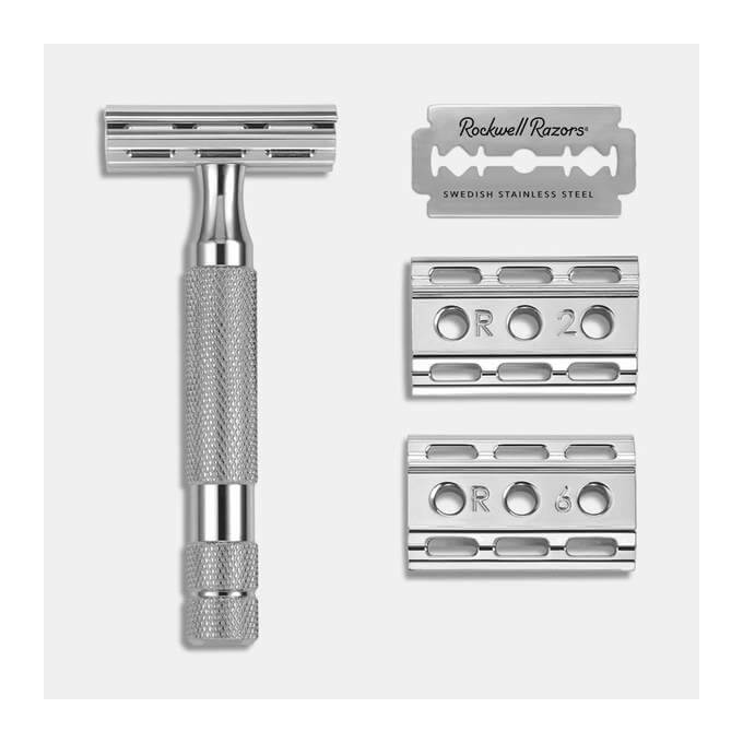 Rockwell Razors 6C Classic White Chrome, holiaci strojček