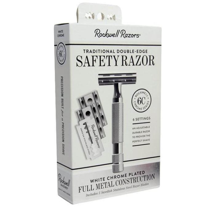 Rockwell Razors 6C Classic White Chrome, holiaci strojček