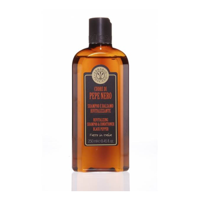 Erbario Toscano Šampón a kondicionér s čiernym korením 250 ml
