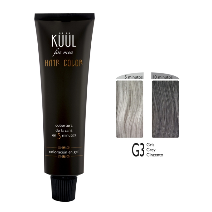 Kuul for men G3 Dark Grey tmavošedá farba na vlasy a fúzy