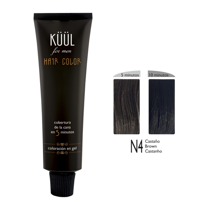 Kuul for men N4 Brown – hnedá farba na vlasy a fúzy