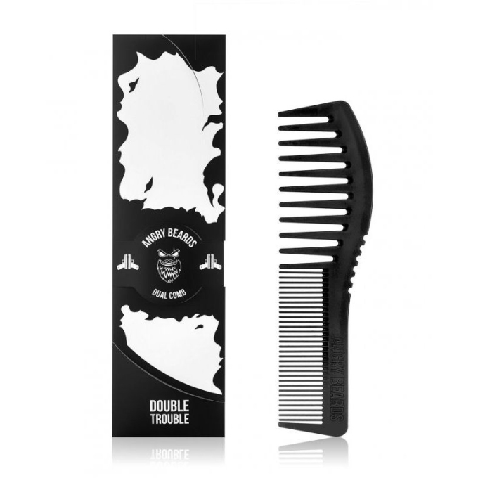 Angry Beards Dual Comb hrebeň na fúzy
