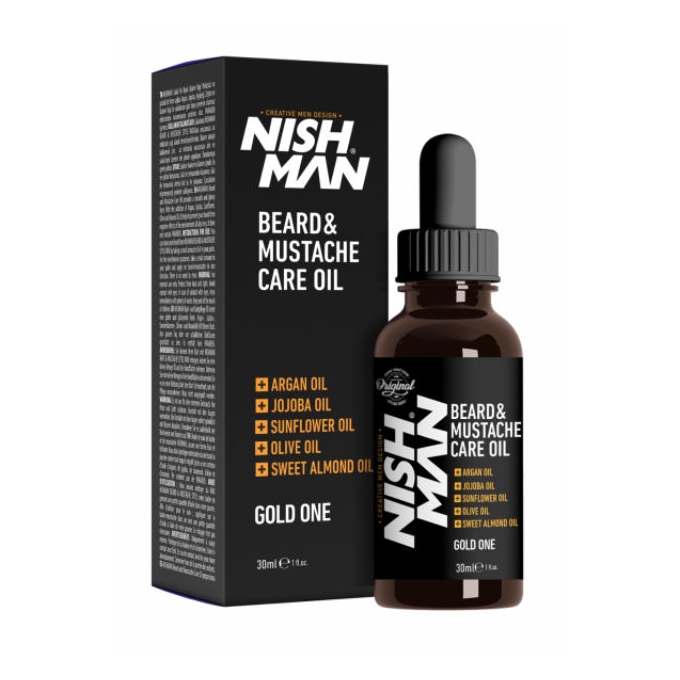 Nishman Beard & Mustache olej na fúzy 30 ml