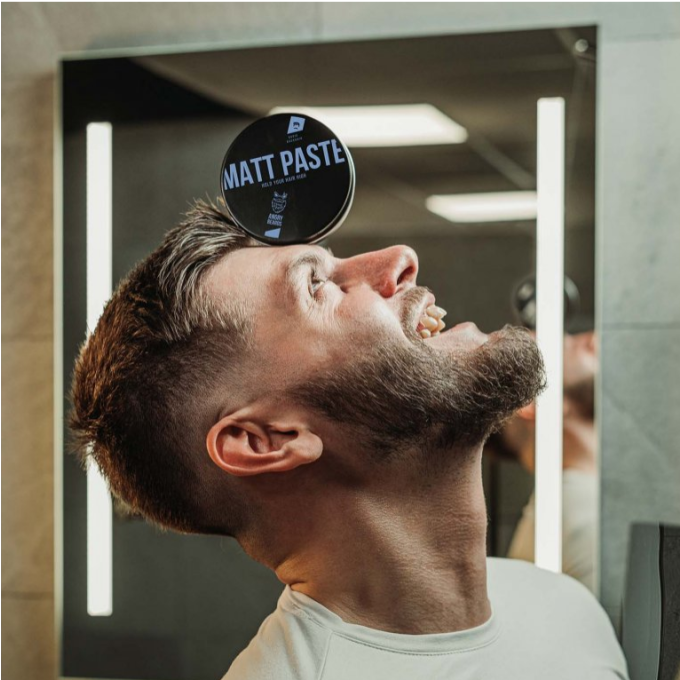 Angry Beards David Backhair matná pasta na vlasy 100 g
