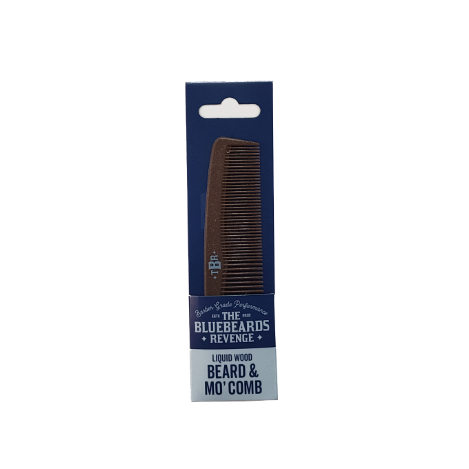 Bluebeards Revenge Liquid Wood hrebeň na fúzy