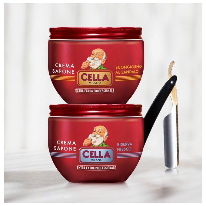 Cella Milano Professional Buongiorno al Sandalo krém na holenie 300 ml