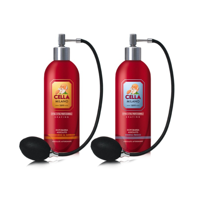 Cella Milano Vaporizador Negro kovový rozprašovač s dlhšou pumpičkou 500 ml
