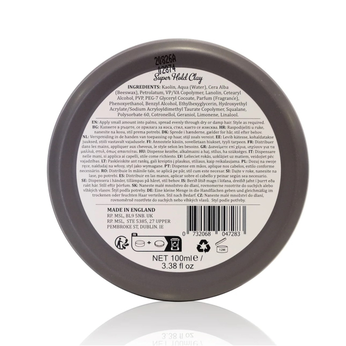 Dapper Dan Ultra Matt Clay matná hlina 100 ml