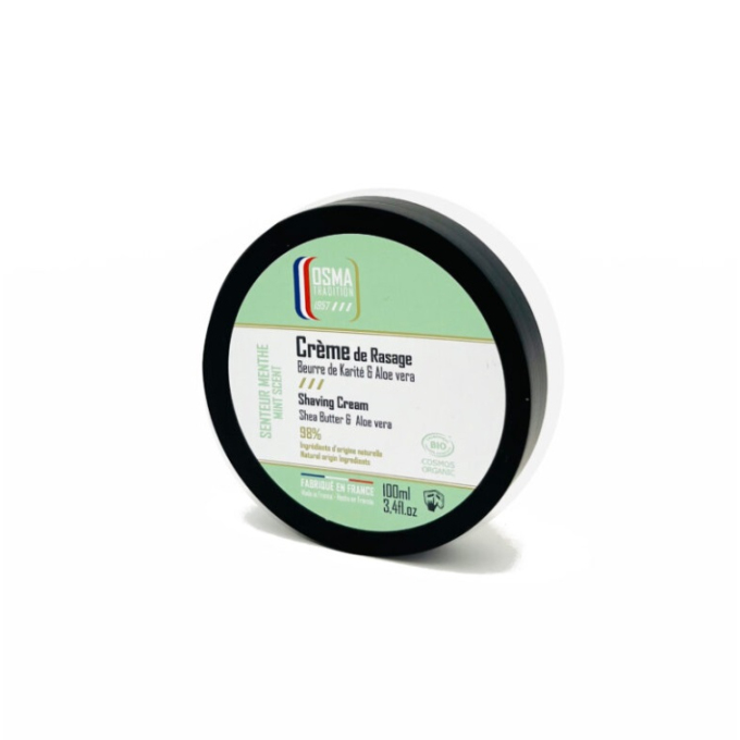 Osma Tradition Cosmos Organic Mint krém na holenie 100 ml
