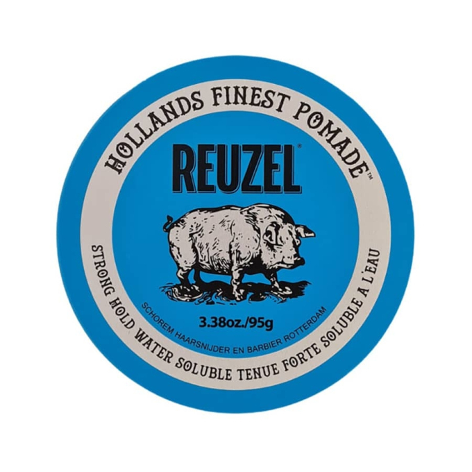 Reuzel Blue Strong Hold High Sheen Pig pomáda na vlasy 95 g
