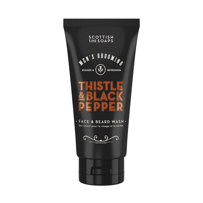 Scottish Fine Soaps Thistle and Black Pepper čistiaci gél na tvár
