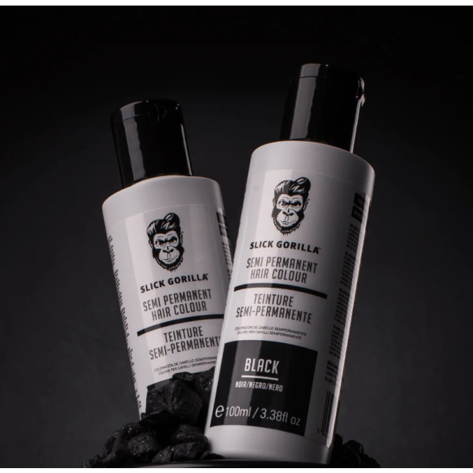 Slick Gorilla Hair Colour Black čierna farba na vlasy 100 ml