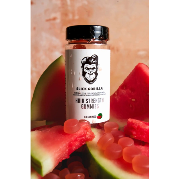 Slick Gorilla Hair Strength Gummies vitamíny na posilnenie vlasov 60 ks