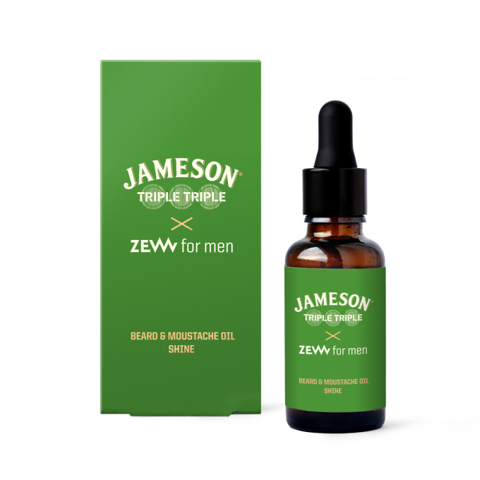 Zew for men Jameson Triple Triple Shine olej na fúzy 30 ml