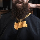 Angry Beards čierny plášť