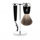 Mühle Rytmo Black Pure Badger Mach3 3-dielna