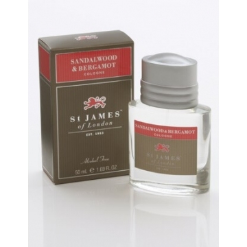 St James of London Sandalwood & Bergamot, kolínska voda 50 ml