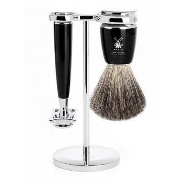 Mühle Rytmo Black Pure Badger 3-dielna