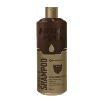 Nishman Beard & Mustache šampón na fúzy 200 ml