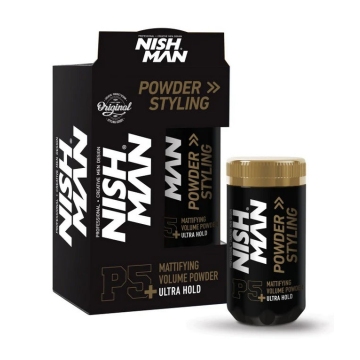Nishman Ultra Hold matný stylingový púder na vlasy 20 g