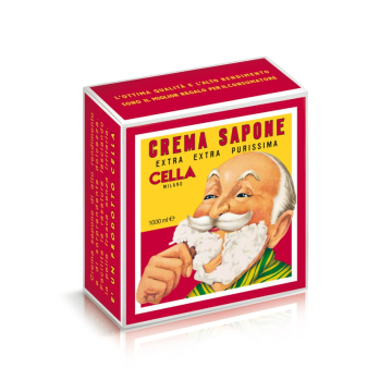 Cella Milano krémové mydlo na holenie 1000 ml