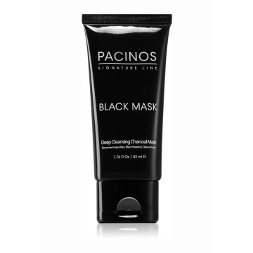Pacinos Charcoal Black Mask pleťová maska 52 ml