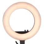 Barber Light LED kruhové svetlo so statívom, priemer 45 cm