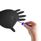 Espeon Nitril Ideal nitrilové rukavice čierne XL