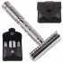 Parker cestovný strojček v koženom puzdre