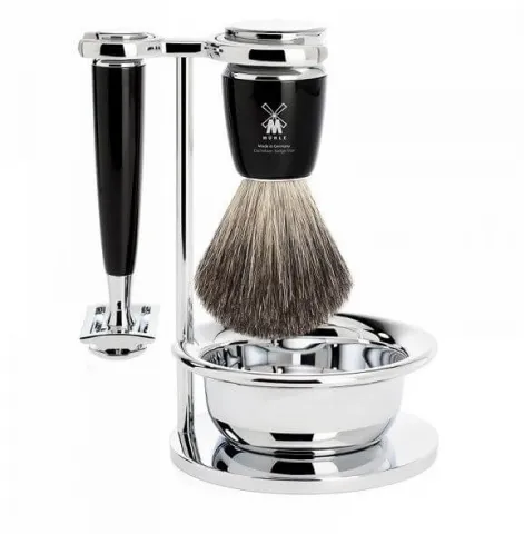 Mühle Rytmo Black Pure Badger 4-dielna
