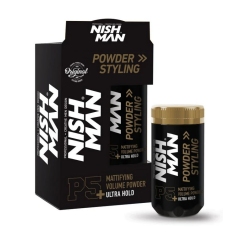 Nishman Ultra Hold matný stylingový púder na vlasy 20 g