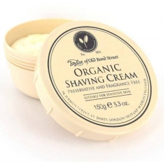 Taylor of Old Bond Street Organic, krém na holenie 150 g
