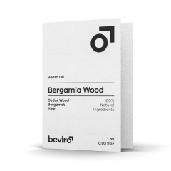 Beviro Bergamia Wood olej na fúzy 1 ml