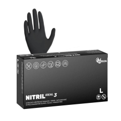Espeon Nitril Ideal 3 nitrilové rukavice čierne L