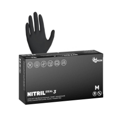 Espeon Nitril Ideal 3 nitrilové rukavice čierne M