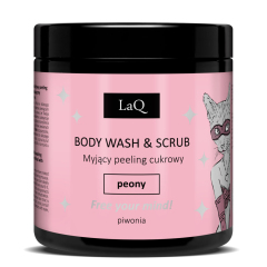LaQ Peony čistiaca pasta a scrub 220 g