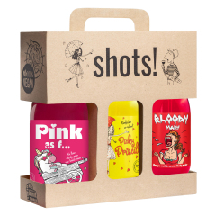 LaQ Shots! Dámska sada sprchových gélov 3 x 500 ml