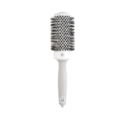 Olivia Garden Expert Blowout White & Grey okrúhly kefa 45 mm