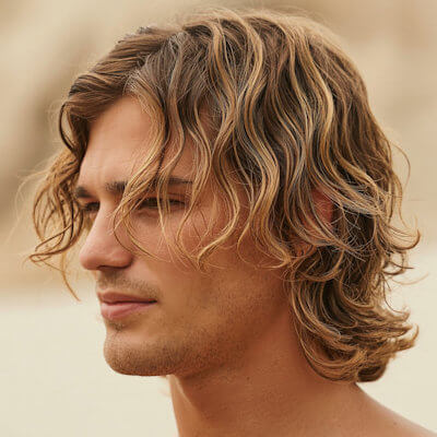Surfer look účes